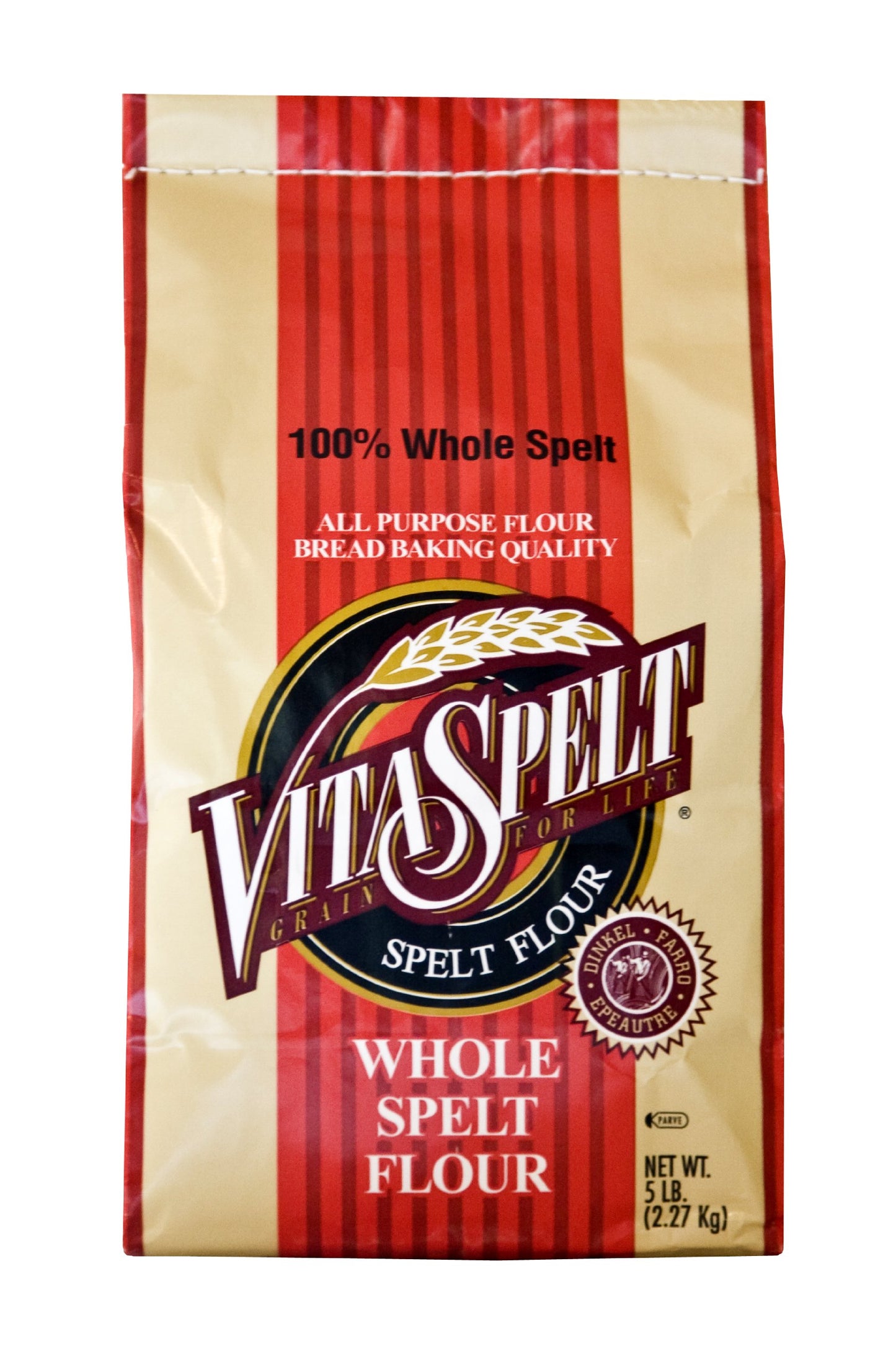 Vitaspelt Non-Gmo Spelt Flour 5 Lb Bag