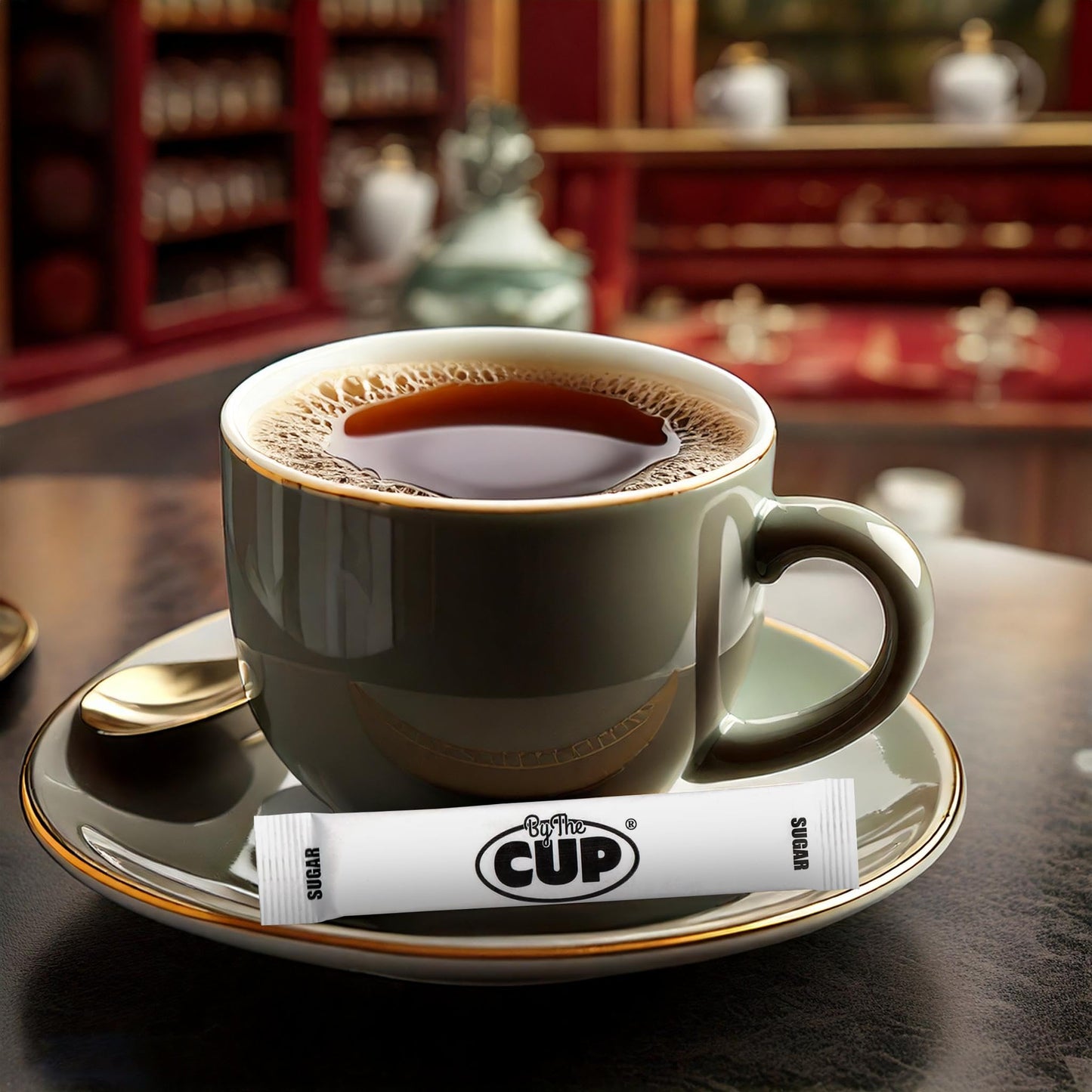 By The Cup Sugar Packets, Pack of 500, White, 1 Count
