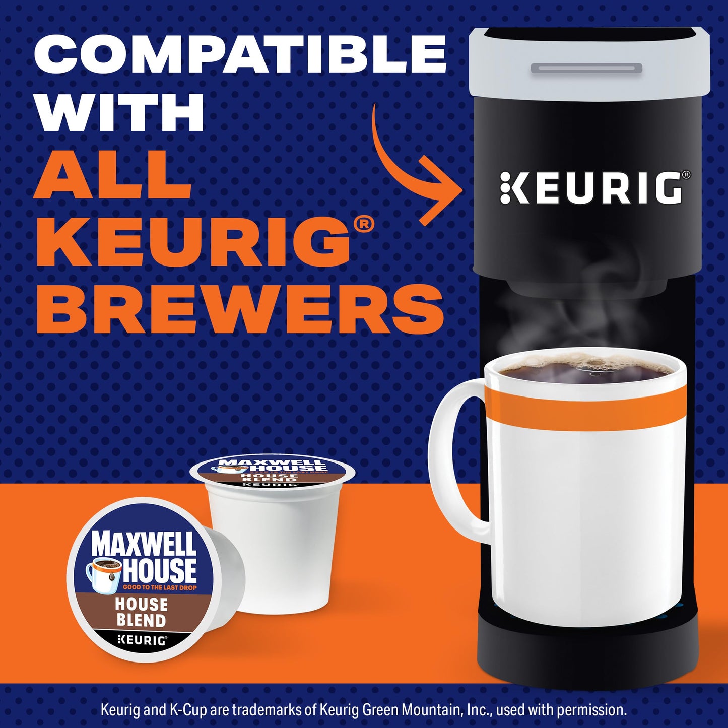 MAXWELL HOUSE House Blend Medium Roast K-Cup Coffee Pods, 84 Count, Coffee, Model 4300005717