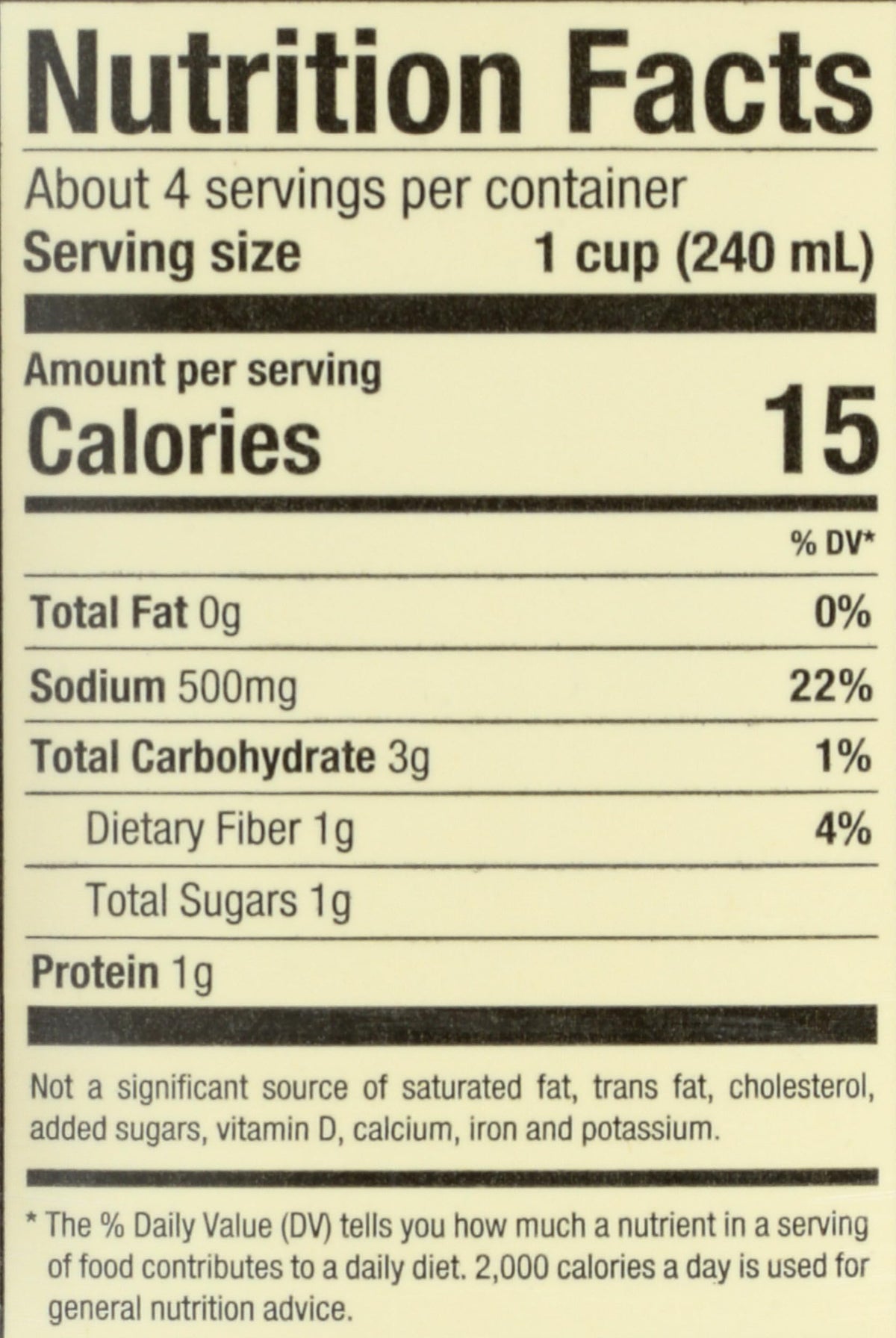Pacific Natural Foods Organic Vegetable Broth (1 x 32 FL OZ)