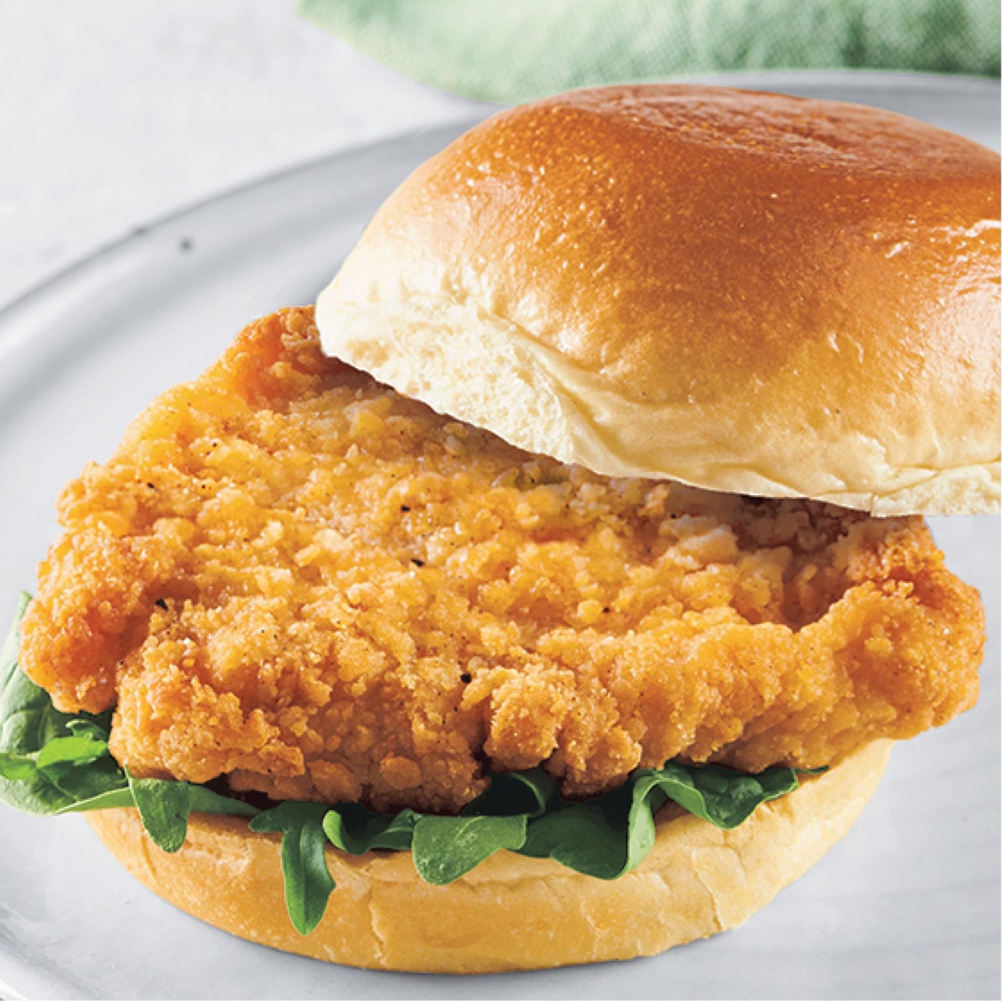 Just Bare Chicken Lightly Breaded Chicken Breast Fillets| Fully Cooked | 16 G Protein | Frozen | 1.5 LB