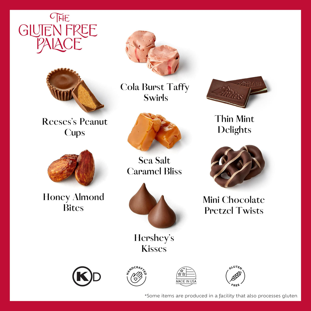 Gluten Free Palace Assorted Candy Gift Basket – Variety Of Nuts &   For Birthday, Thank You, Mature-Themeds, Men & Women