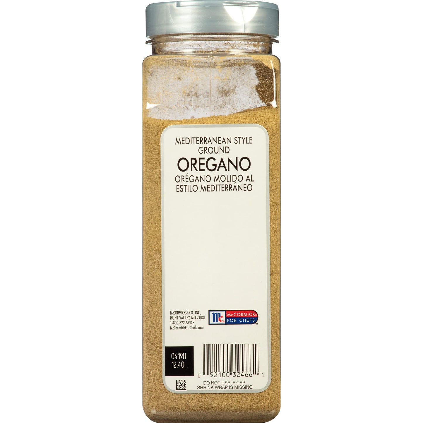 Mccormick Culinary Mediterranean Style Ground Oregano, 13 Oz - One 13 Ounce Container Of Ground Oregano Spice, Use In Greek And Italian Cuisines For Full Flavor