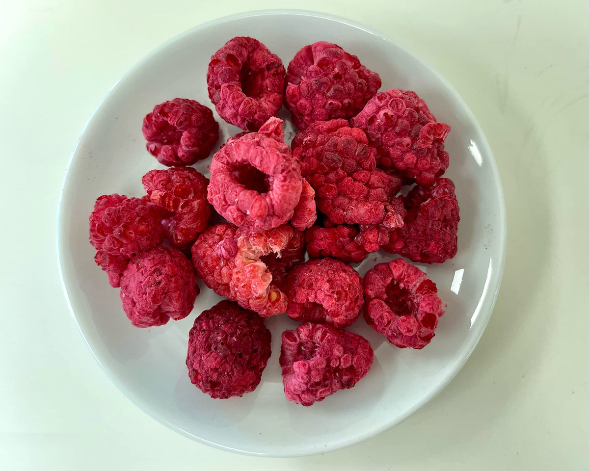 100% Canada Raspberries - Natrihealth Freeze Dried Raspberries 20G