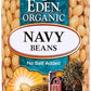 Eden Foods Navy Beans Can (12X15 Oz)