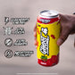 GHOST Energy Drink - 12-Pack  Sour Patch Kids Redberry  16oz - Energy & Focus & No Artificial Colors - 200mg of Natural Caffeine  L-Carnitine & Taurine - Gluten-Free & Vegan