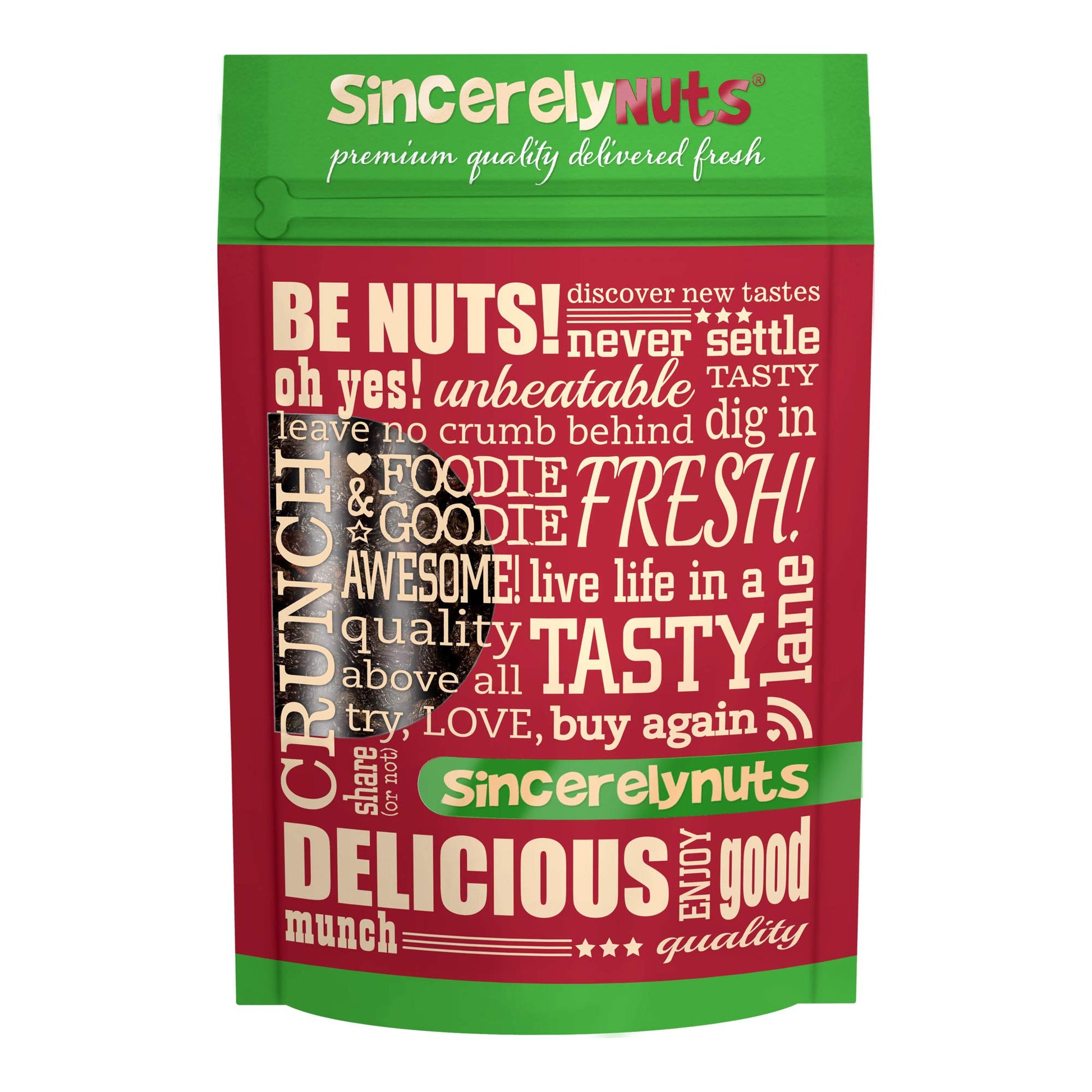 Sincerely Nuts Jumbo Black Raisins (2 Lbs)- Gluten-Free Food, Vegan, And Kosher Certified Snack-Nutritious And Satisfying Snack-Pitted And Ready To Eat-Freshness Guaranteed