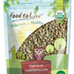Food to Live Organic Whole Green Lentils, 1 Pound – Non-GMO, Dried Raw Beans, Sproutable, Vegan, Kosher, High in Folate, Dietary Fiber, Protein, No Soaking Required, for Soups, and Veggie Burgers