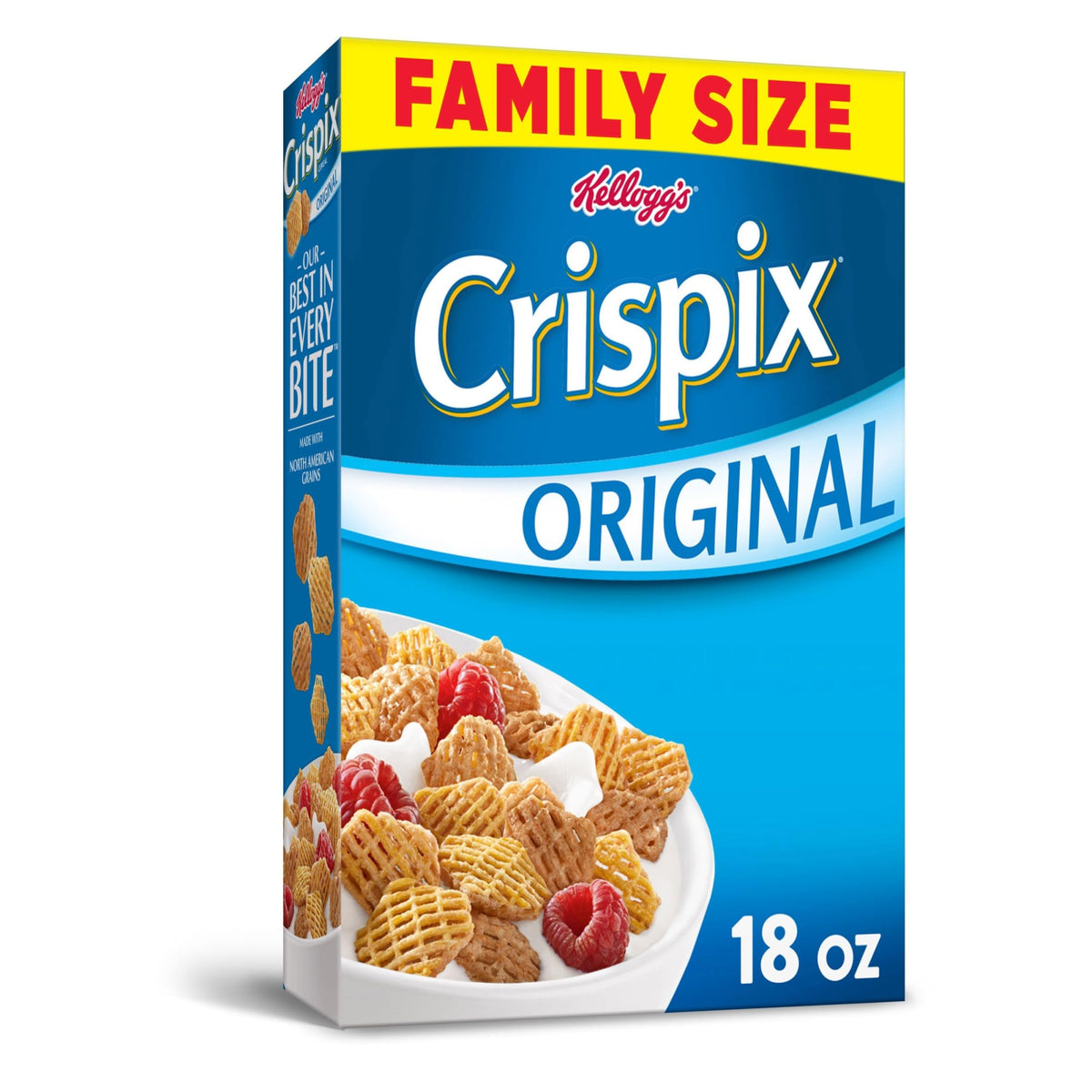 Kelloggs Crispix, Breakfast Cereal, Original, Family Size, 18oz Box