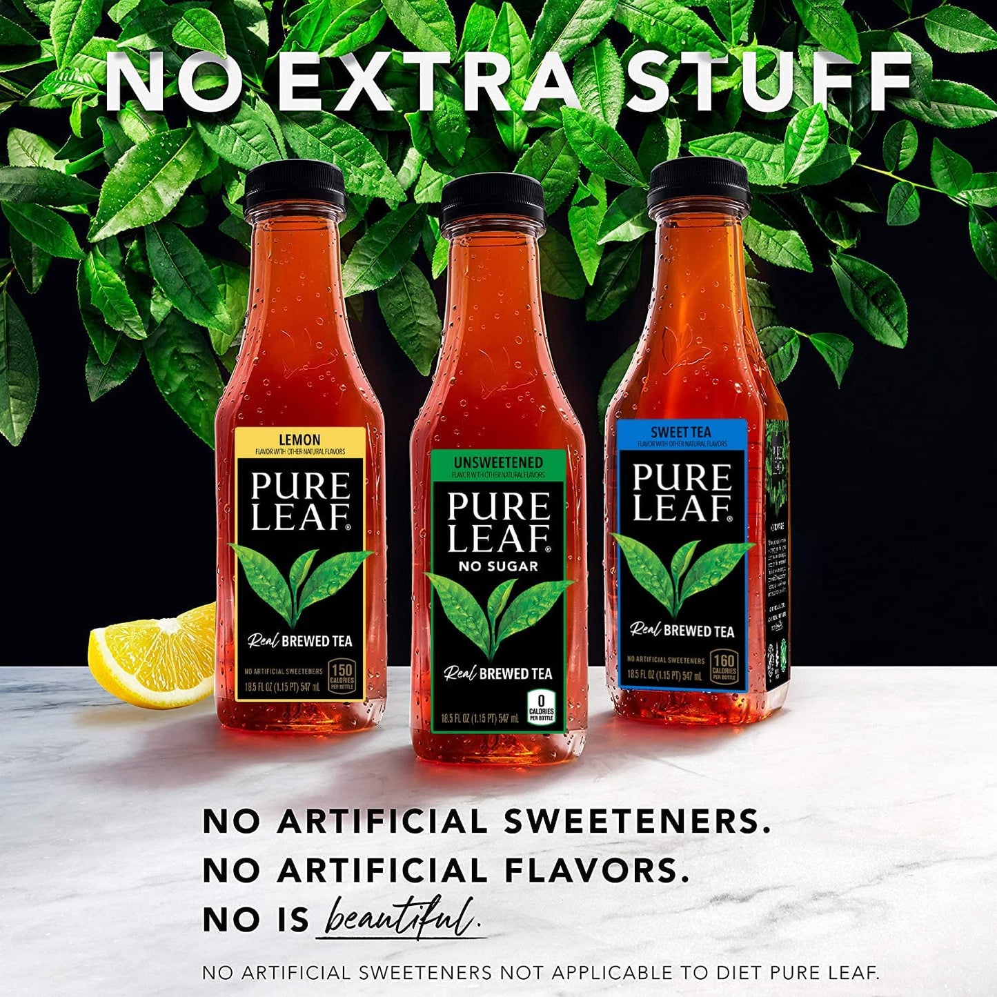 Pure Leaf Iced Tea, Raspberry, Real Brewed Tea, 18.5 Fl Oz Bottles (Pack of 12)