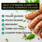 The Sausage Maker Natural Hog Sausage Casings, 32-38mm, Edible Casing for Sausage Making, 25 lb Pack, Model 4907