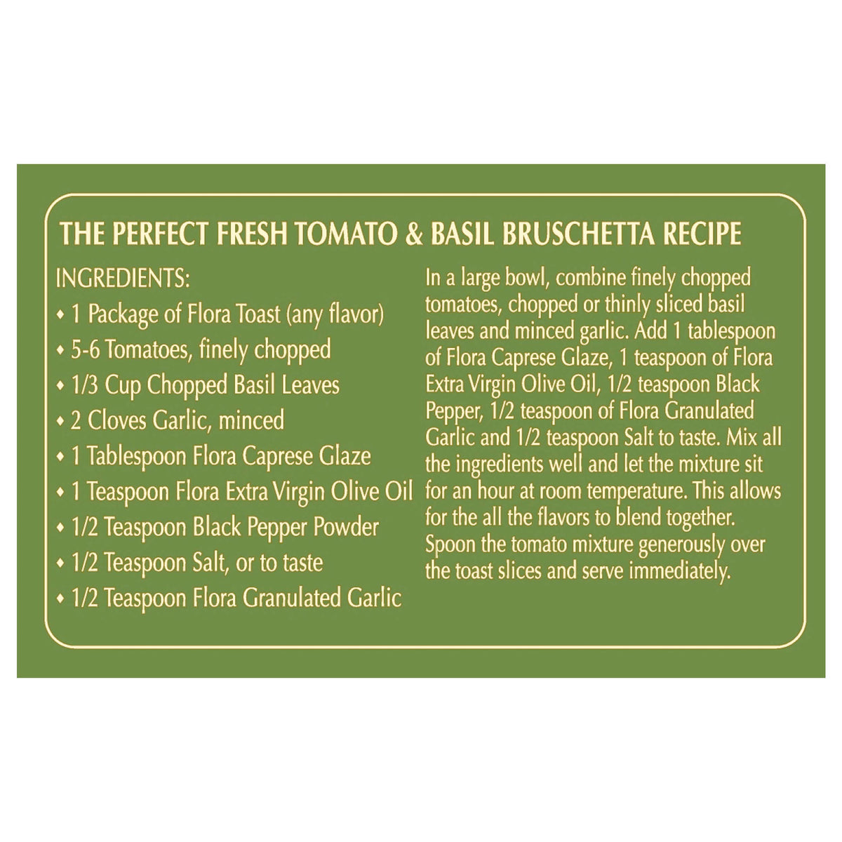 Flora Foods - Italian Hard Toast 5 Grain (36 count)