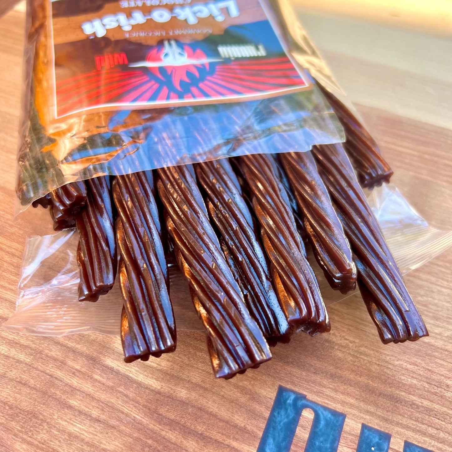 Chocolate Flavored Licorice Twists | Lick-O-Rish, 3 Pounds Total Of Chocolate Licorice Candy (Set Of 3 Bags, 1 Pound Each)