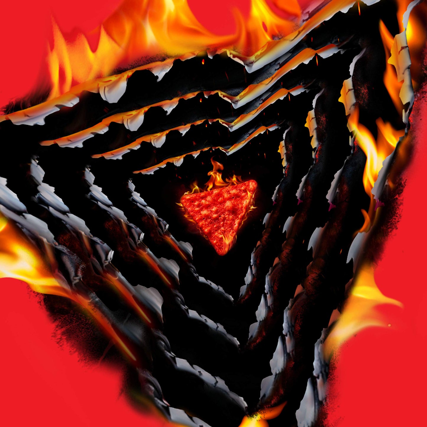 Doritos Flamin Hot Nacho, 9.75oz