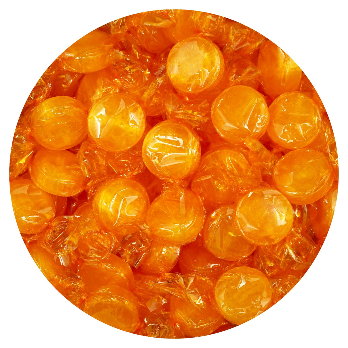 Butterscotch Hard Candy - 2lb Bulk Bag (Approx. 150 pcs) - Individually Wrapped Butterscotch Candy Discs - The Hampton Popcorn &