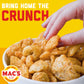Macs Tajin Chili Lime Fried Pork Skins - Tajin Chili Lime Flavored Chicharrones Pork Rinds - Low Carb, Gluten-Free, Keto-Friend