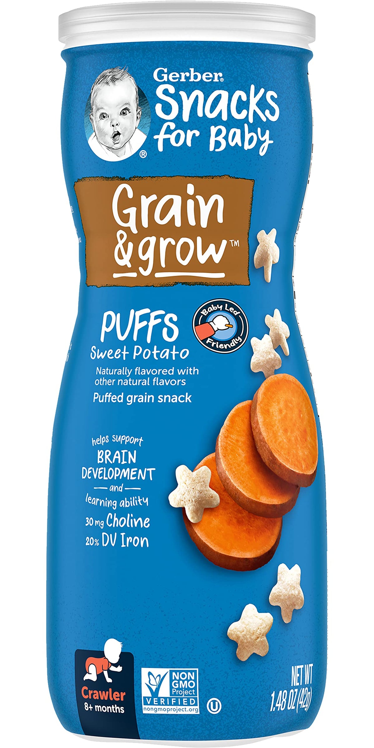 Gerber Graduates Puffs Sweet Potato 1.48 Ounce (Pack Of 1)