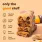 IQBAR Plant Protein Bars - Peanut Butter Chip - Gluten Free, Vegan - 12 Count (Pack of 3) - Low Carb, High Fiber, Low Sugar Snacks