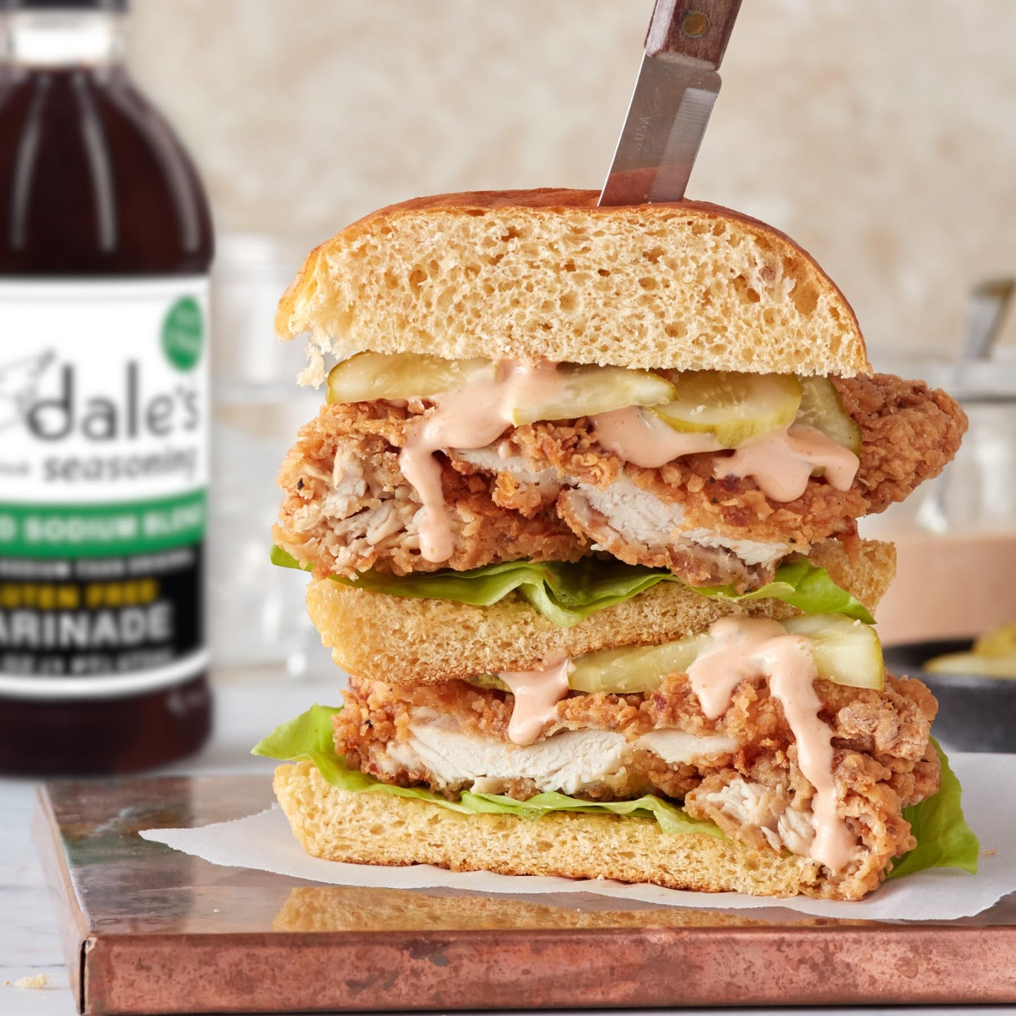 Dale'S Reduced Sodium Steak Seasoning And Marinade | (1) 16 Oz Bottles | Our Award Winning Steak Sauce And Marinade Is Cholester