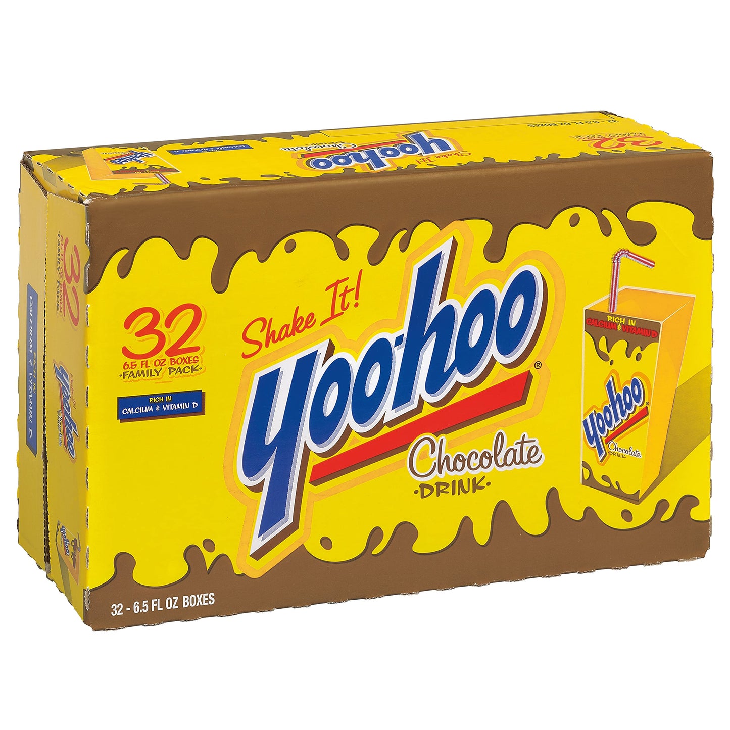 Yoo-hoo Chocolate Drink  6.5 fl oz boxes  32 pack