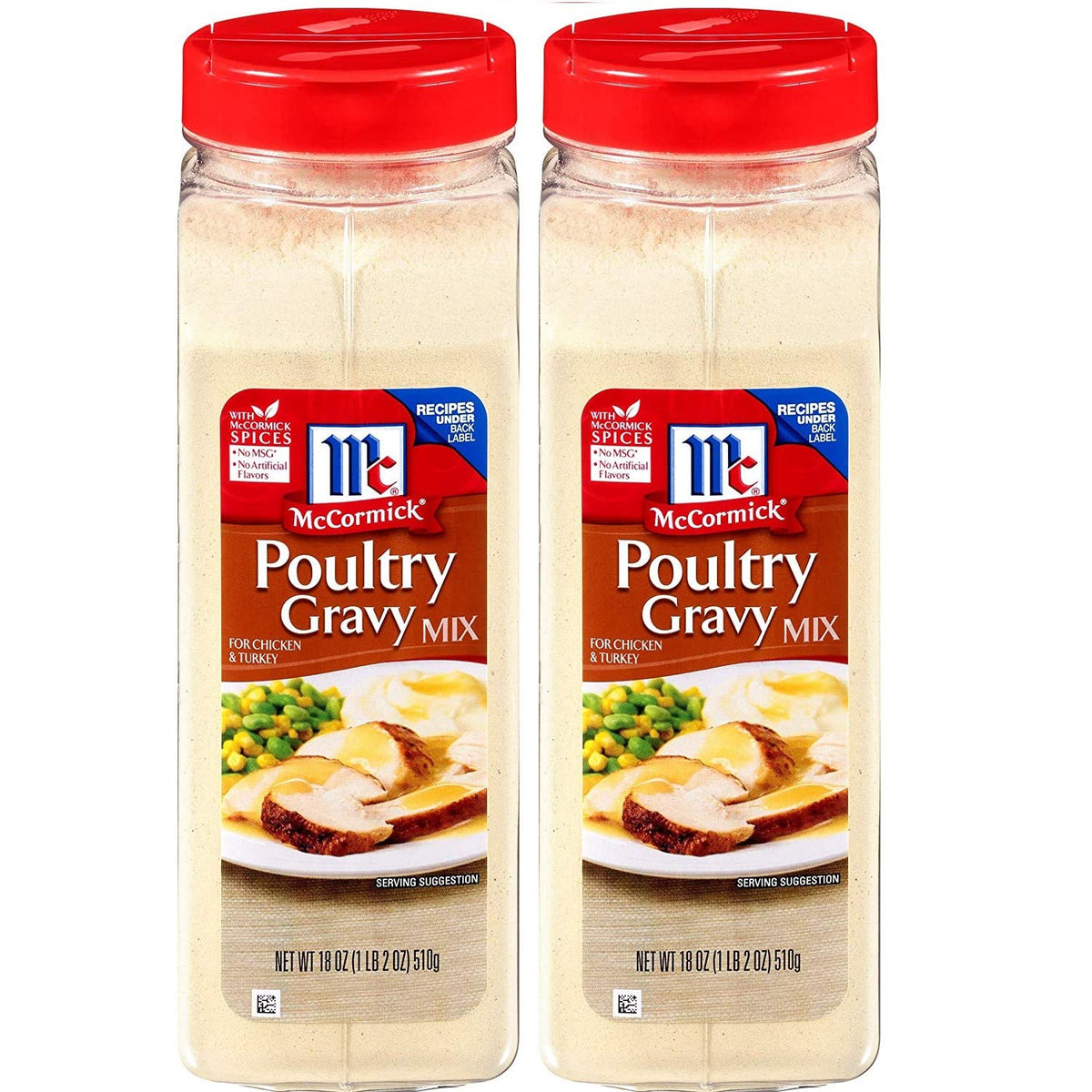 McCormick Poultry Gravy Mix - 18 Ounce (2 Pack)