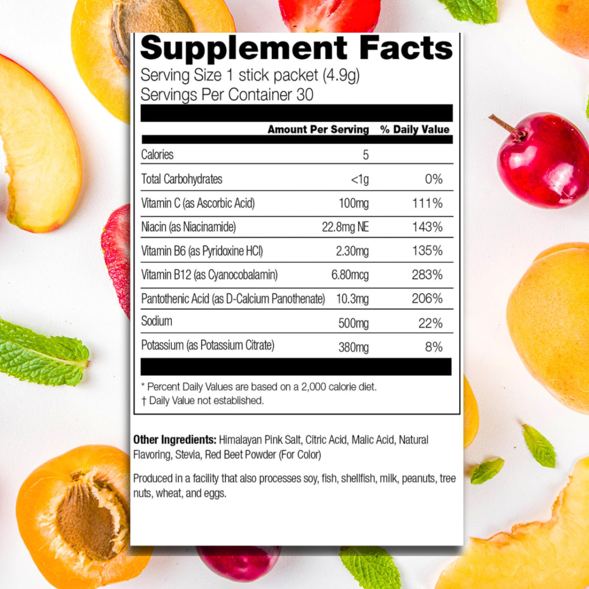 310 Nutrition Hydrate Wildberry Electrolytes Powder - 30 Sugar-Free Servings, Keto Friendly, Packed with Key Vitamins & Minerals