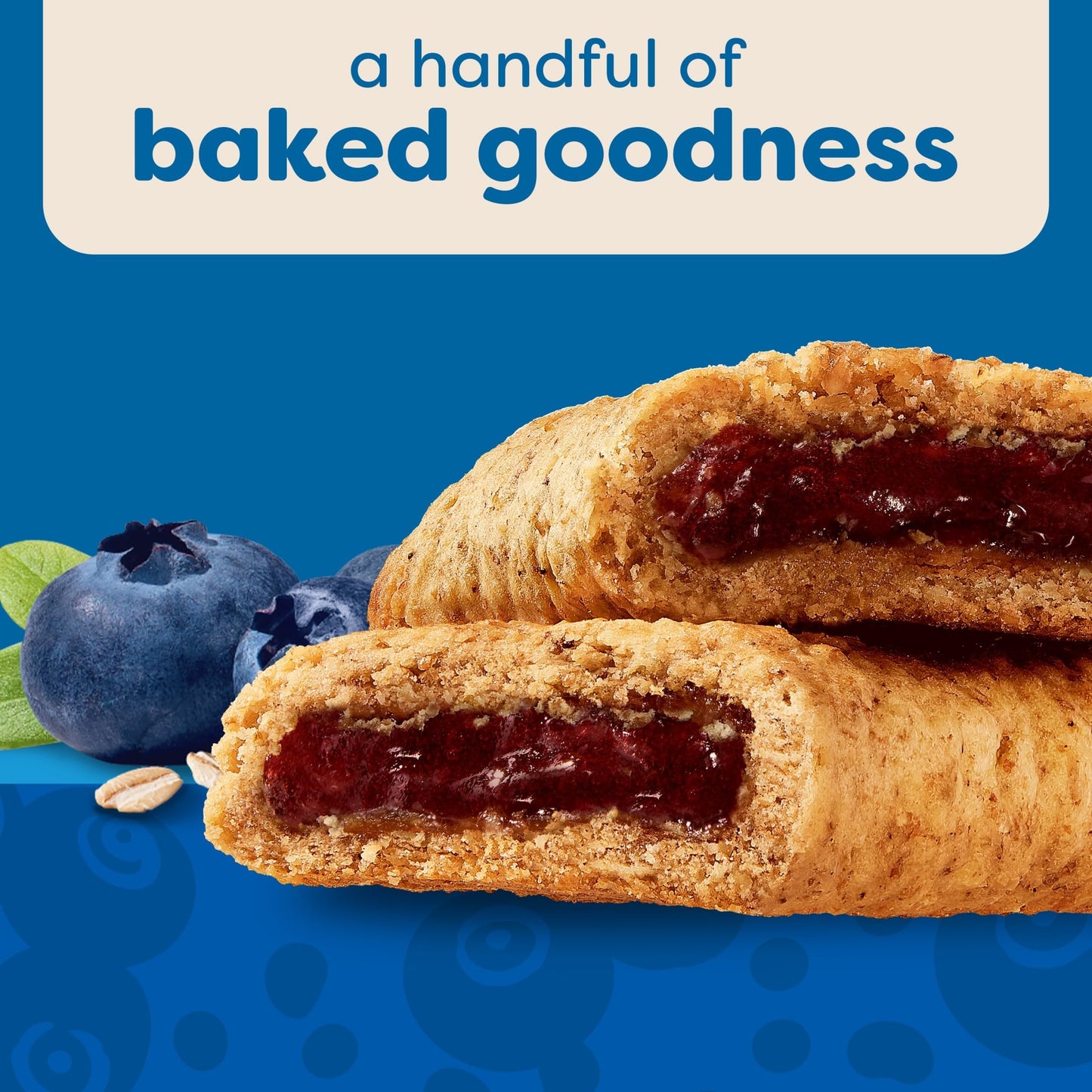 Nutri-Grain Soft Baked Breakfast Bars, Kids Snacks, Whole Grain, Blueberry (6 Boxes, 48 Count)