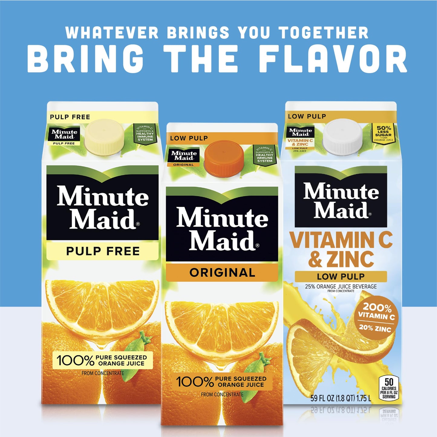 Minute Maid, Pulp Free Orange Juice, 59 Fl Oz