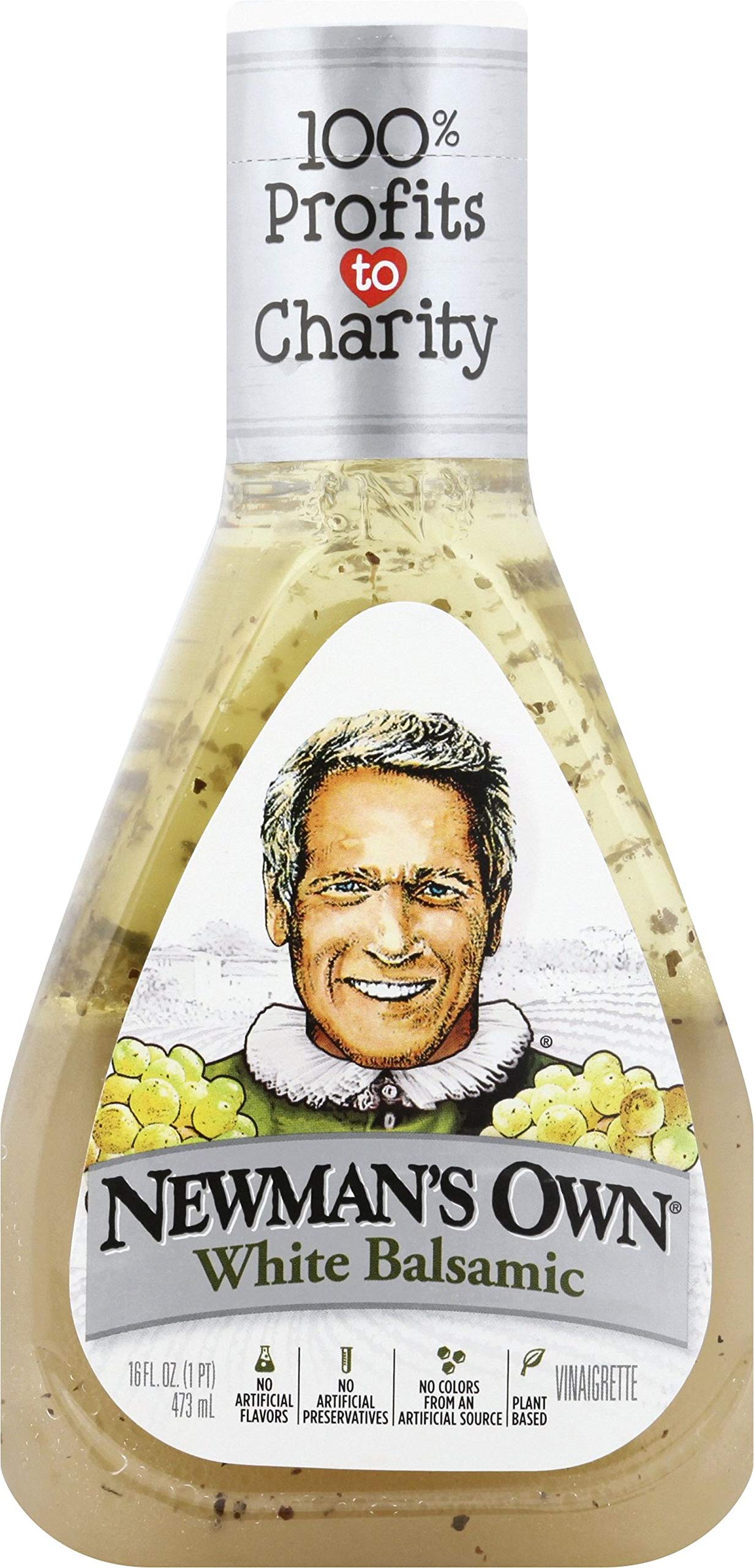 Newmans Own White Balsamic Vinaigrette, 16 Fl Oz, Pack of 6