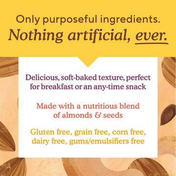 Simple Mills Almond Flour Snack Bars, Peanut Butter Chocolate Chip - Gluten Free, Made With Organic Coconut Oil, Breakfast Bars,