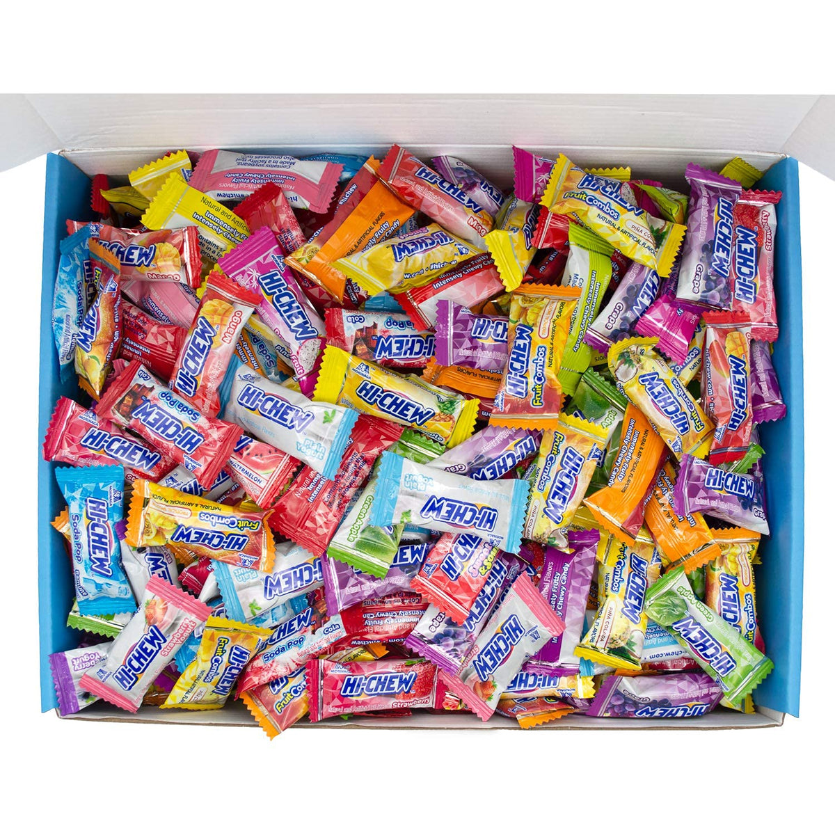 Fruit Chew 17 Flavors, Bulk 330+ Pieces, 4 Pound (Strawberry, Mango, Green Apple, Grape, Pineapple, Kiwi, Dragon Fruit, Ramune,
