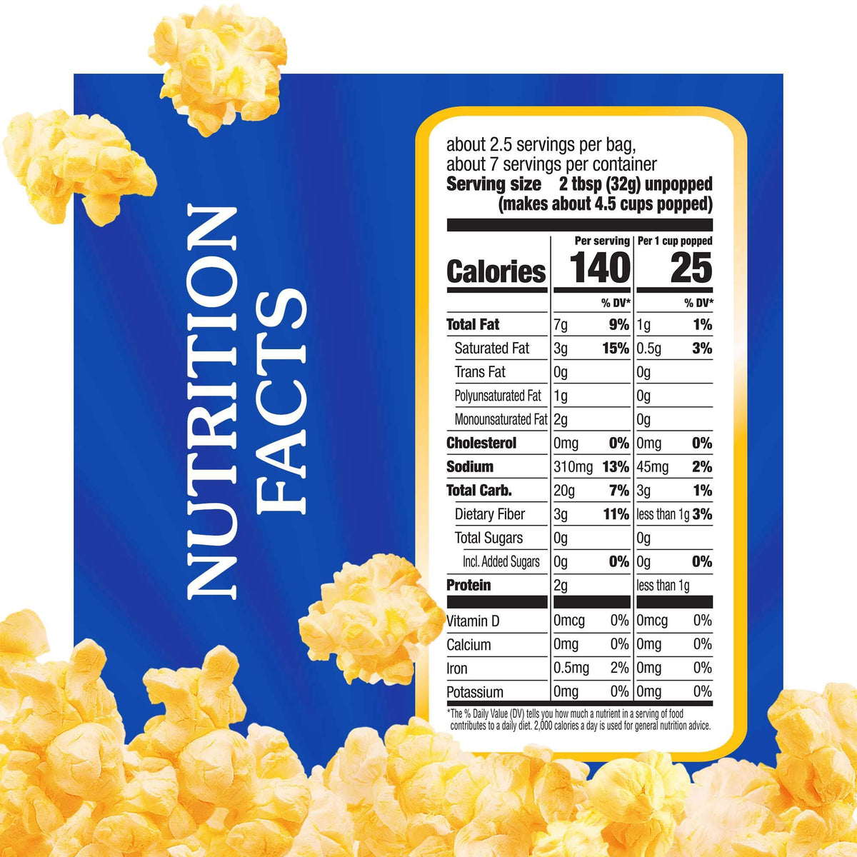 ACT II Butter Lovers Microwave Popcorn, 3-Count 2.75-oz. Bags (Pack of 2)