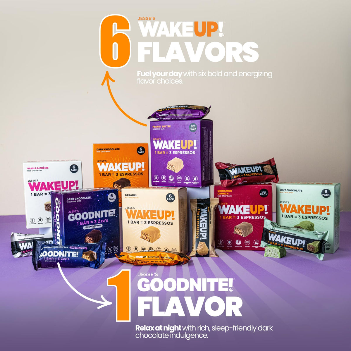 Goodnite! Sleep Bars – “The Lullaby Bar – Sleep Faster, Sleep Better” – Dark Chocolate Protein Sleep Snack With 10Mg Melatonin & L-Theanine – Vegan, Gluten-Free, Kosher – 6 Pack