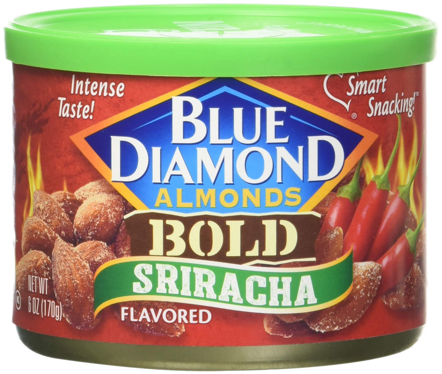 Blue Diamond Almonds, Raw Whole Natural, 6 Ounce, Pack Of 12