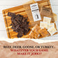 Lucky Beef Jerky DIY Jerky Seasoning and Cure Kits - Variety Pack with Six Flavors | Make Your Own with Sweet and Spicy  Peppered  Red Pepper  Teriyaki  BBQ  and Original- Season 120lbs of Meat