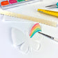 Wafer Paper Flexible Edible Printer Sheets 12 Pack 0.4mm White Letter Size 8.5  x 11  Cake Topper Decoration Burn Away by MeganJ