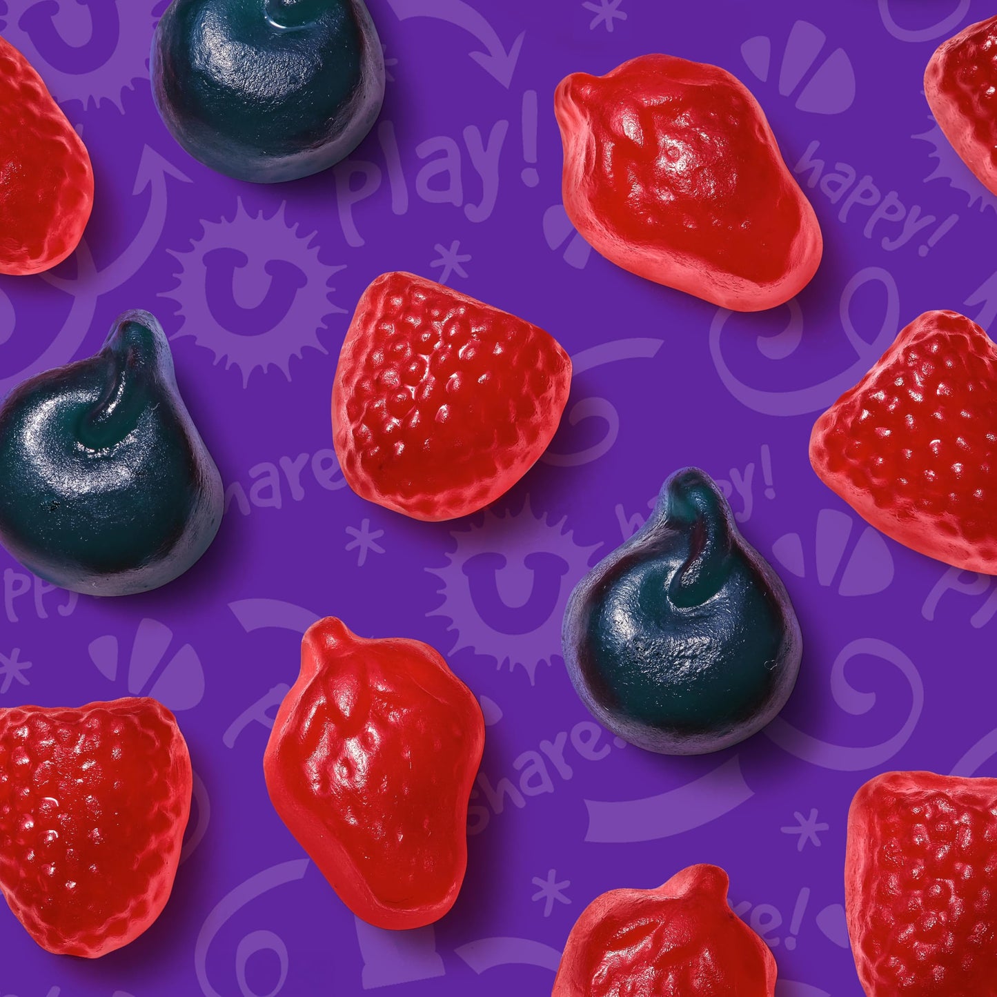 Funables Fruity Snacks, Mixed Berry Flavored Snacks, 0.8 Oz 22 Ct