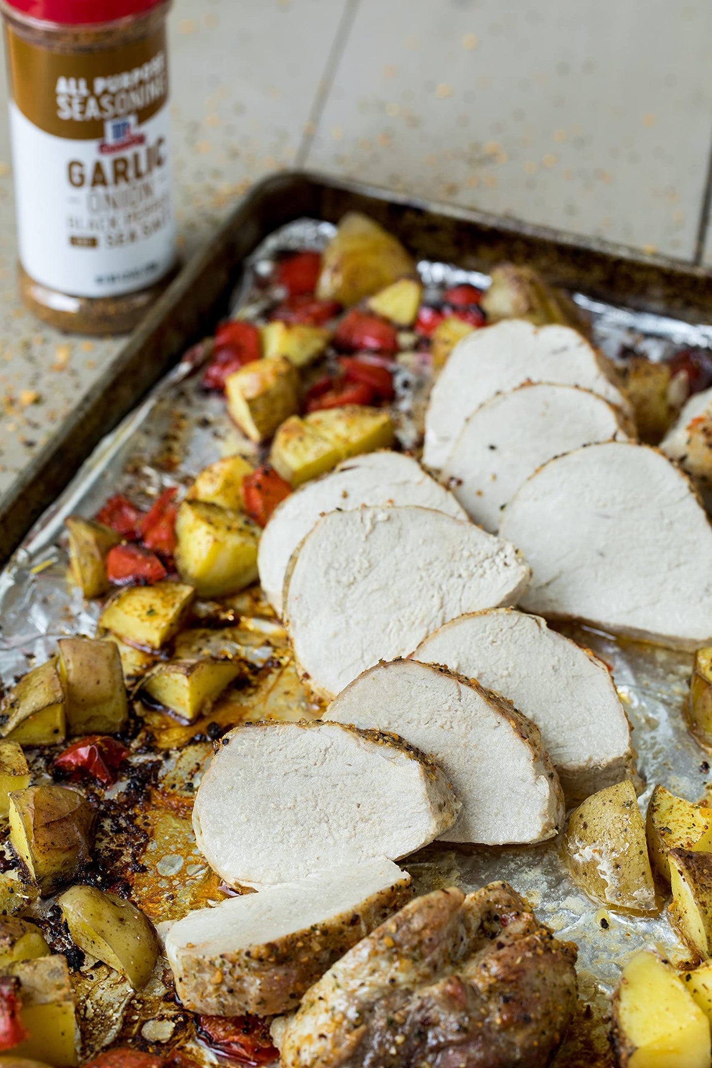 McCormick All Purpose Seasoning, Garlic and Onion with Black Pepper and Sea Salt, 4.25 oz