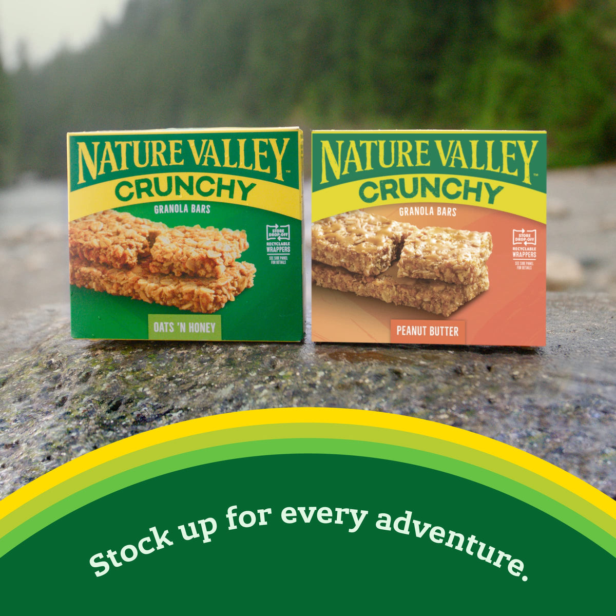 Nature Valley Crunchy Granola Bars, Peanut Butter, 12 Bars, 8.94 Oz (6 Pouches) (Pack Of 6)