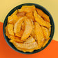 Yammy Dried Mango Chips Like Freeze Dried Fruit, No Sugar Added Crispy Dry Slices of Mangoes, Unsweetened Dehydrated Healthy Sna