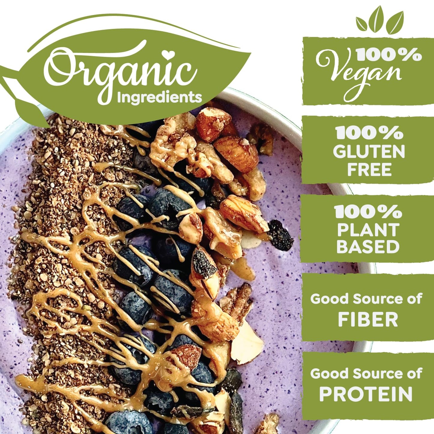 Witzi'S Grain Free Granola, Variety Pack, 5Oz (Pack Of 3), Original, Banana Berry, Chocolate Honeyberry, Made With Almonds, Waln
