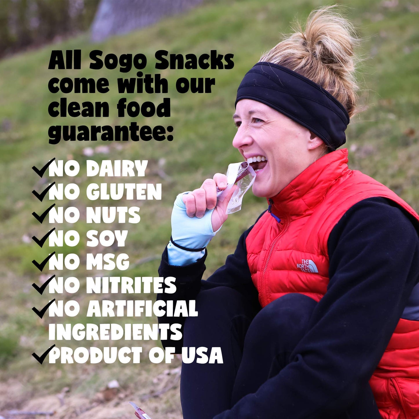Sogo Snacks Chimichurri Beef Sticks, No Sugar, Low Carb, Gluten Free, 1 oz, Pack of 144