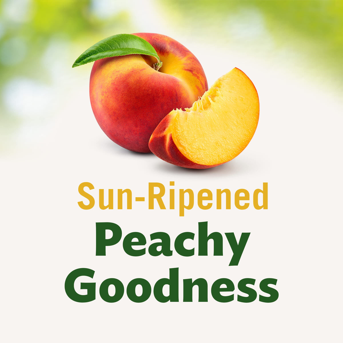 Del Monte Diced Peaches in 100% Juice, 4oz (4 Cups) Fruit Cup Snacks