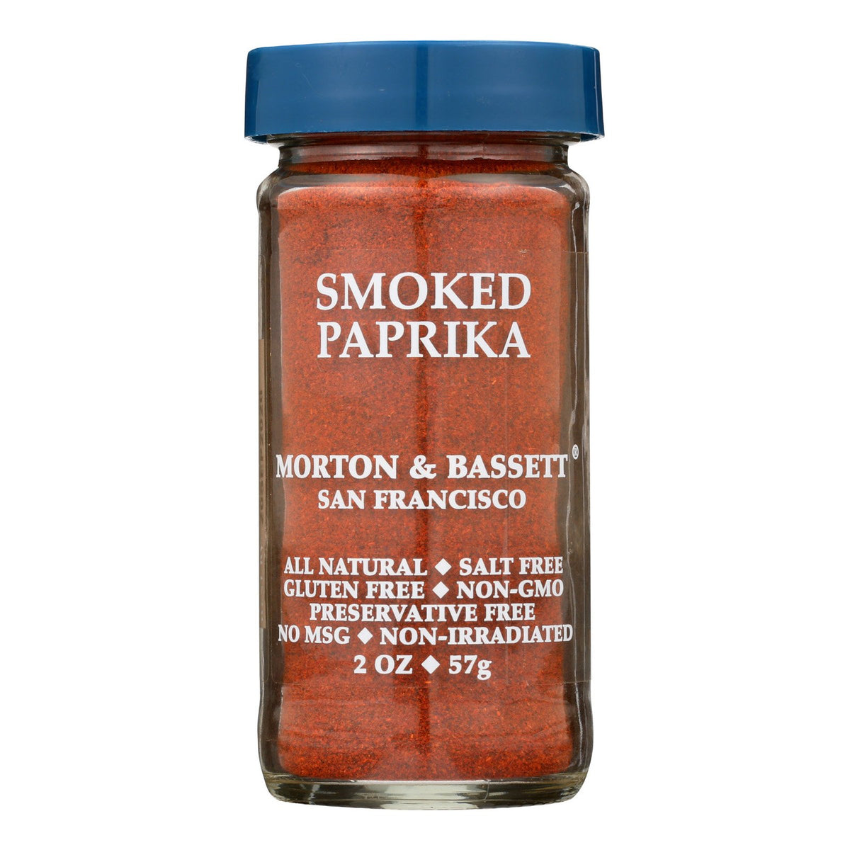 Morton & Bassett Smoked Paprika Spice, Salt-Free, Non-GMO, 2oz