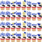 32Pcs Graduation Cupcake Toppers 2025 Blue And Gold, Congrats Grad Class Of 2025 Graduation Cupcake Toppers Picks For 2025 Party