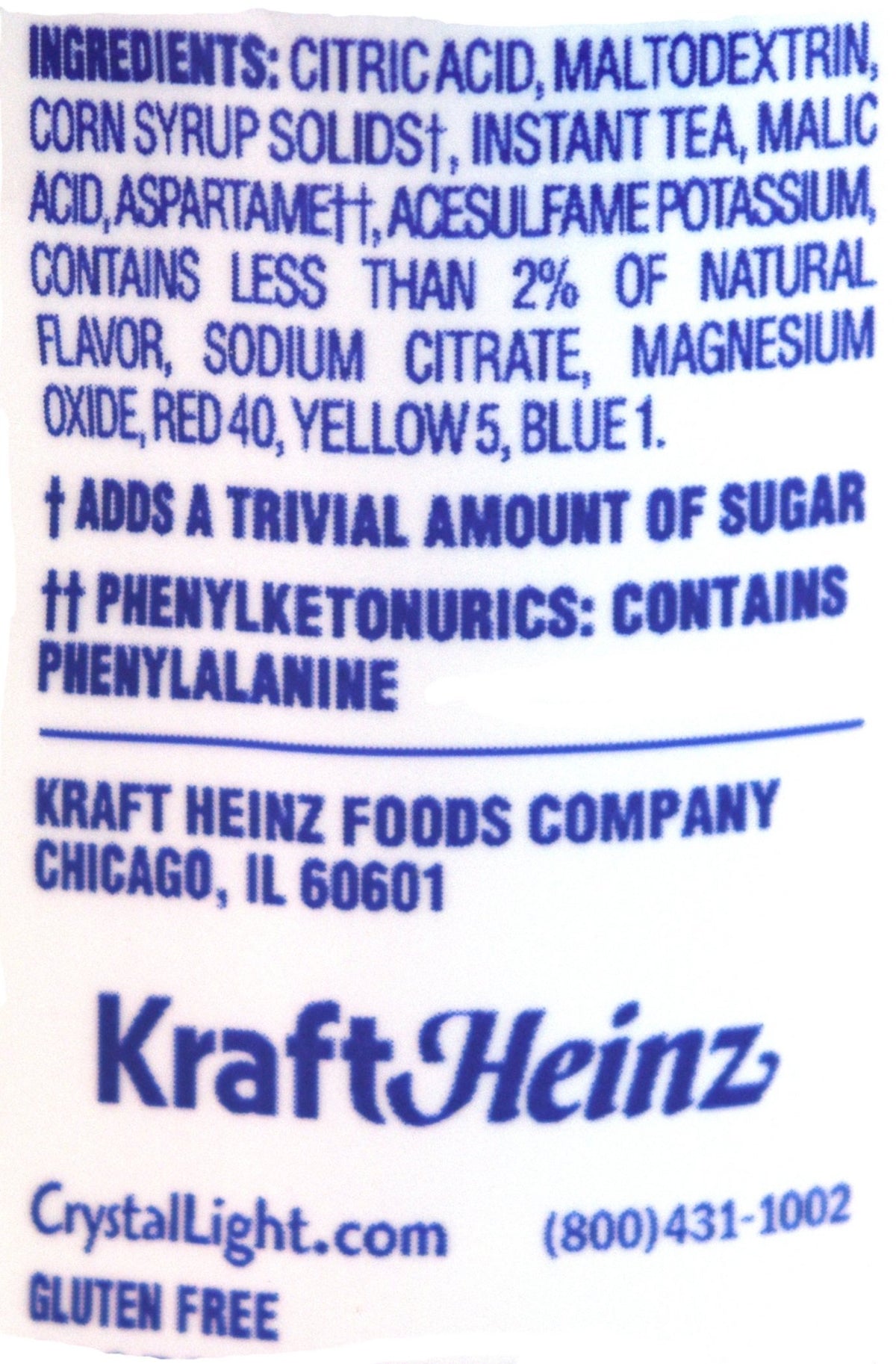 Crystal Light Raspberry Tea, Made With Black Tea, (12-Quart) 1.6-Ounce Canisters (Pack Of 6)