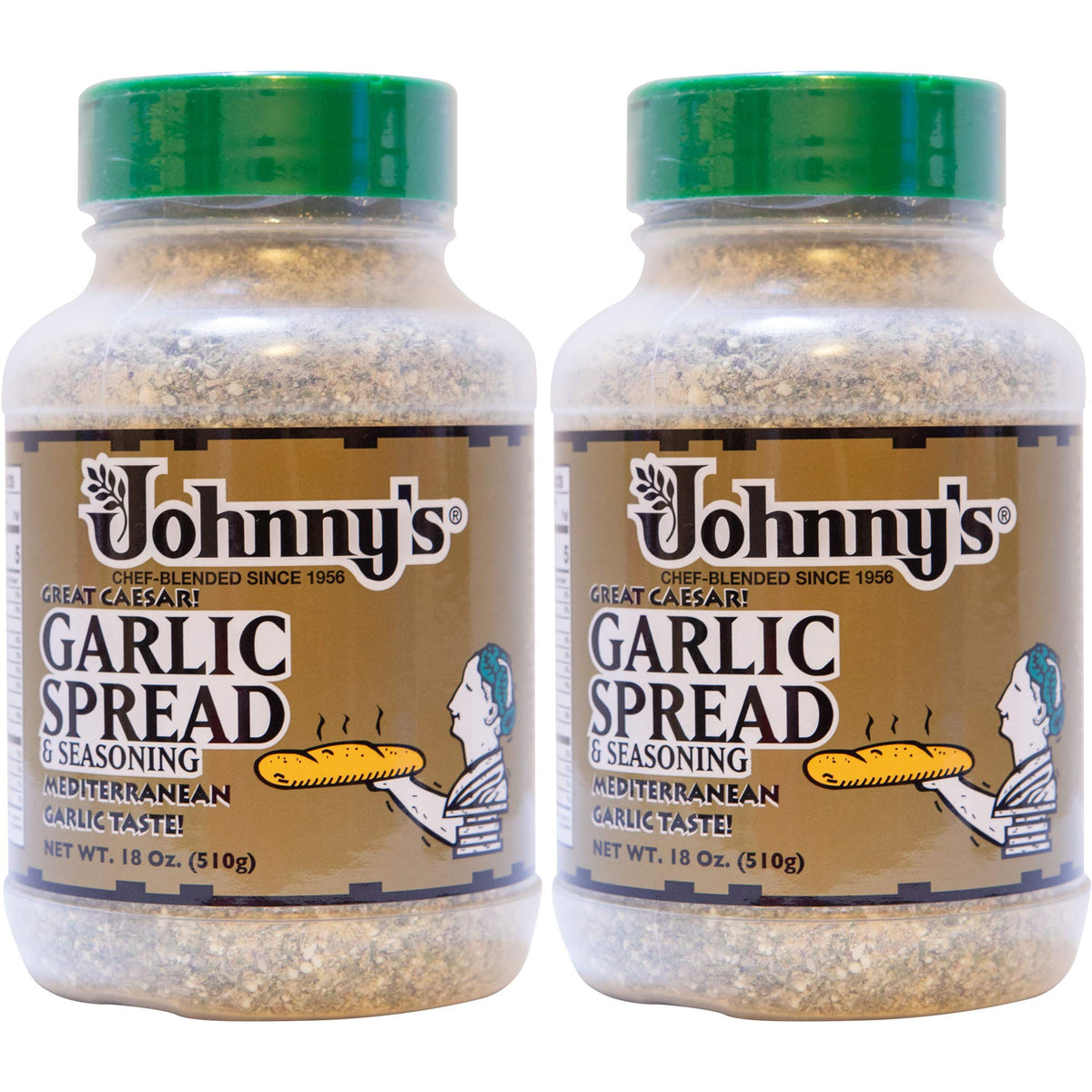 Johnny'S Garlic Spread & Seasoning, 18 Oz (Pack Of 2)
