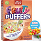 DOUzzle Gluten Free Fruity Puffers Breakfast Cereal, Sweetened Cereal Crisps (Pack of 1) Non Gebrokts Kosher for Passover Food S