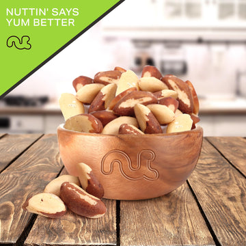 Nut Cravings - Brazil Nuts Roasted & Salted - No Shell, Whole (32Oz - 2 Lb) Bulk Nuts Packed Fresh In Resealable Bag - Healthy P