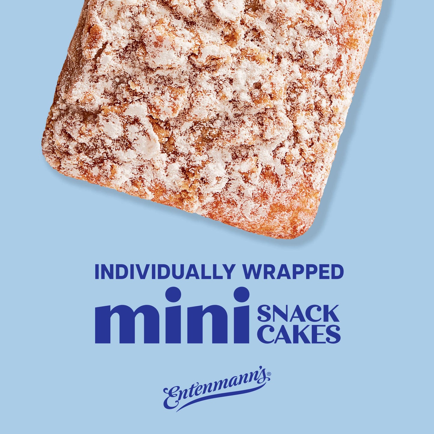 Entenmanns Minis Crumb Cake, Box of Snack Cakes, 12.25 oz, 6 Count